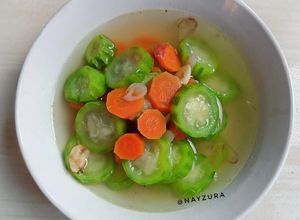Foto resep Sayur Bening Wortel dan Gambas