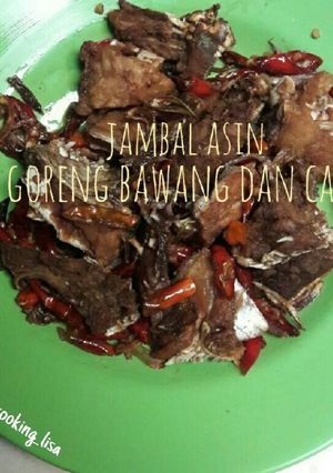 Foto resep Jambal asin goreng bawang dan cabe