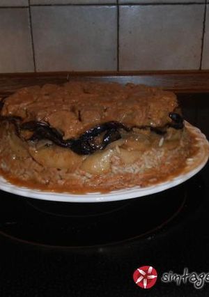 Φωτογραφία της συνταγής Μοσχαράκι σε αναποδογυριστό πιλάφι