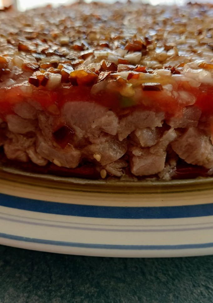Una foto de Tartar de ventresca de atún