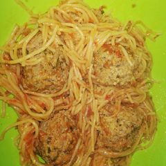 A picture of Spaghetti Meatball#4weekschallenge#charityrecipe.