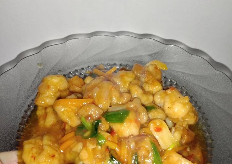 Langkah Mudah untuk Membuat Ayam fillet saus pedas manis Lezat