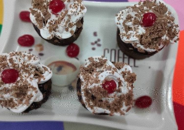 Easiest Way to Cook Delicious Black Forest Cupcakes
