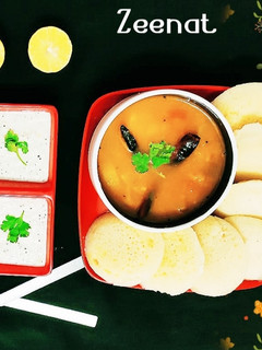 इडली सांभर (idli sambar recipe in hindi) रेसिपी मुख्य फोटो