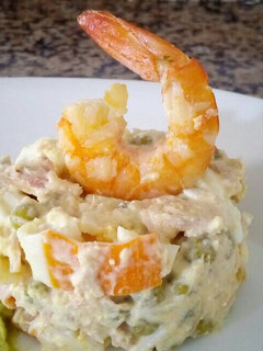 Una foto de Pincho de ensaladilla