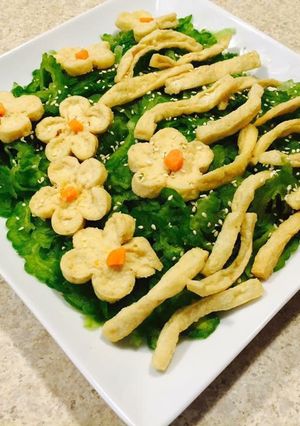 Hình của món Gỏi khổ qua chay !.