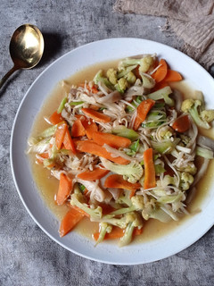 Foto resep Capcay jamur enoki