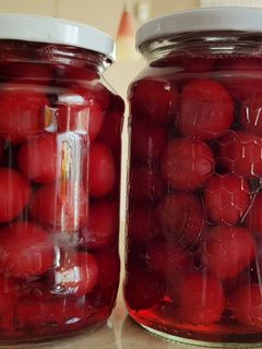 Egyszerű cseresznye befőtt recept fotója