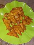 Tempe Goreng Bawang Putih Daun Jeruk