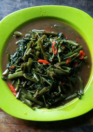 Foto resep Oseng kangkung bumbu terasi