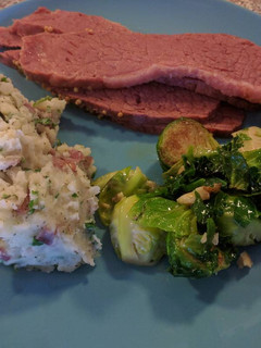 A picture of Corned Beef and "Cabbage".