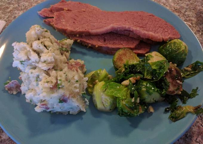 Steps to Prepare Super Quick Homemade Corned Beef and &#34;Cabbage&#34;