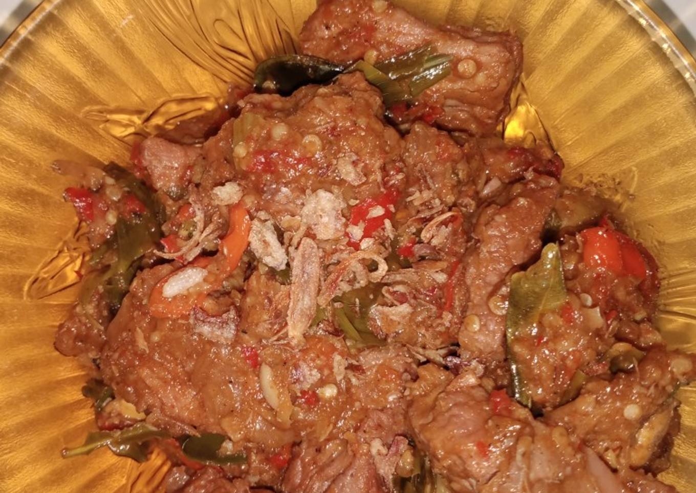 Daging sapi bumbu Bali