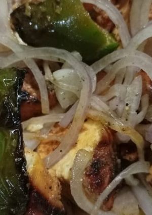 A picture of Paneer shimla mirch.