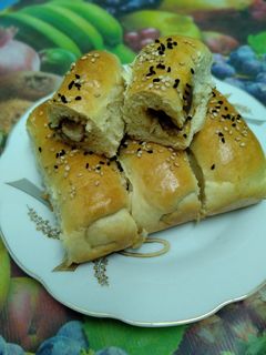 صورة لوصفة معجنات بحشوة فاهيتا الدجاج😋💓