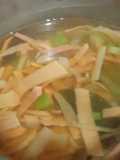 Sayur bening rebung (tunas bambu)