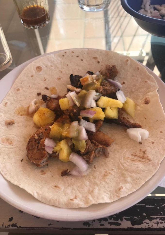Una foto de Tacos al pastor
