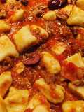 Gnocchi de batata com ragu de costela