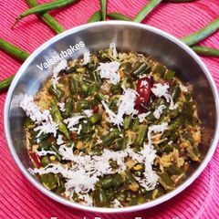A picture of French Beans Foogath French Beans Stir fry.