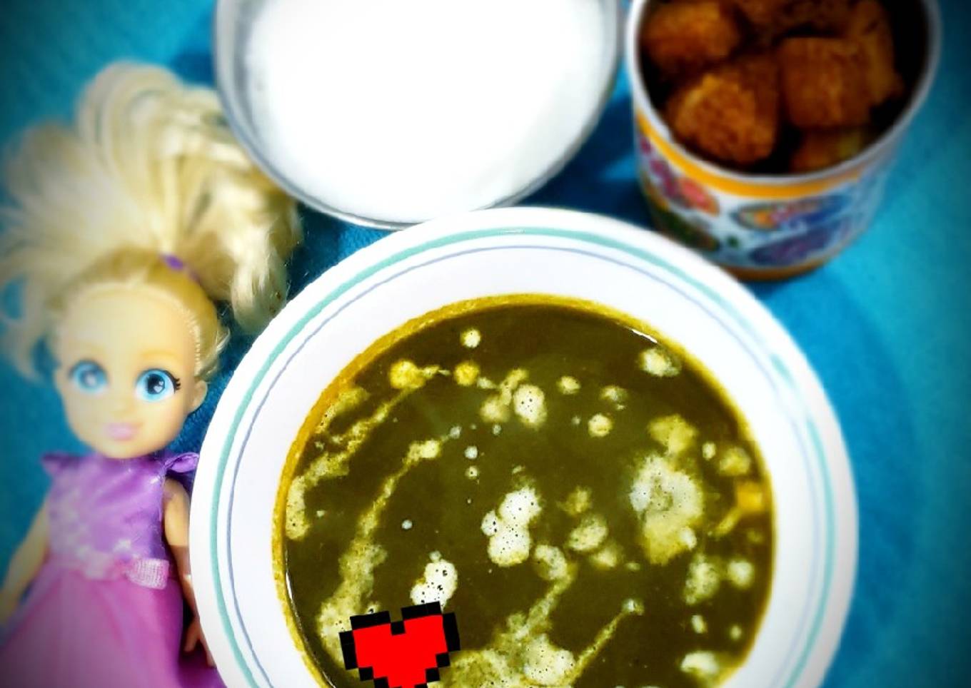 Spinach soup!