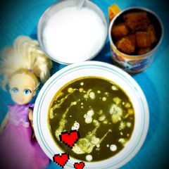 Spinach soup❤❤ A picture of Spinach soup❤❤.