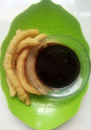Foto resep Churros Saus Cokelat