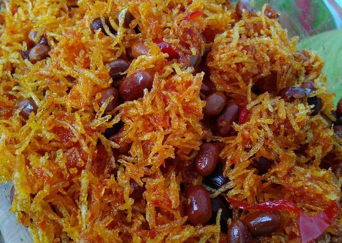 Ternyata ini loh! Bagaimana cara membuat Kentang kering mustofa + kacang sajian Hari Raya  sempurna