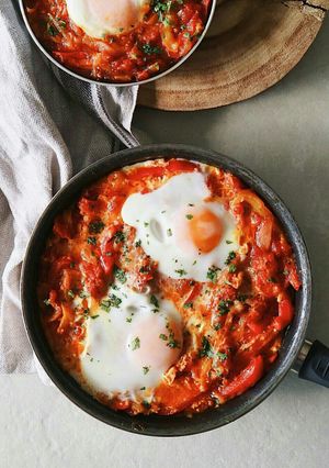 A picture of Shakshuka.