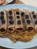 Balotines Melosos de Pavo Rellenos de Morcilla Especiada y Miel al Vapor de Microondas
