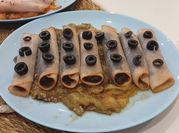 Una foto de con carne paleta