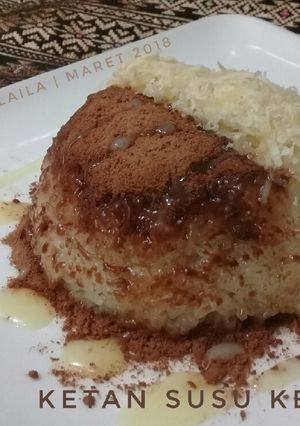 Foto resep Ketan Susu Keju Milo