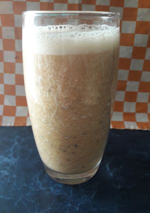 Una foto de Batido de banana y zanahoria