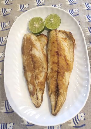 A picture of Fried Macherel Fish.