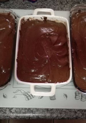 A picture of Vegan chocolate cake.