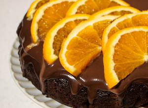 Hình của món Bánh Chocolate Cam - Orange Chocolate Cake with Ganache.