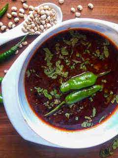 A picture of Red beans curry.