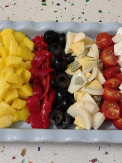 Una foto de Ensalada variada con mango