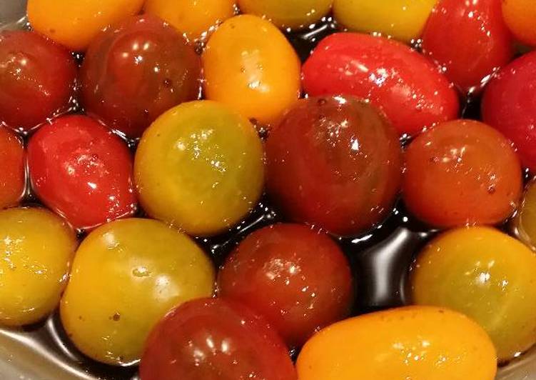 Steps to Prepare Appetizing Brad's cherry tomato appetizer