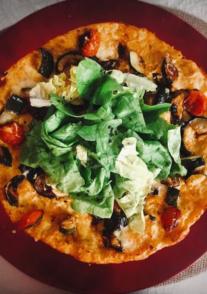 Une photo de La pizza sans pâte !