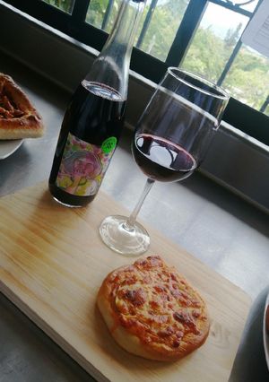 Una foto de Pizza
