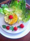 Timbal de alcachofa y mote