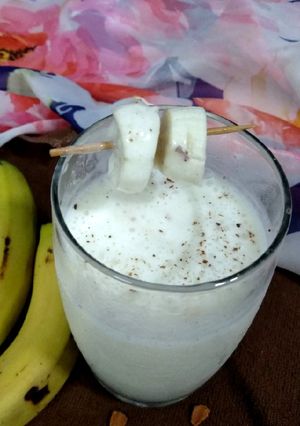A picture of Banana milkshake.
