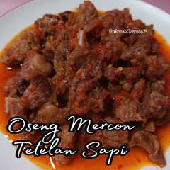 รูปของ Oseng mercon tetelan sapi
