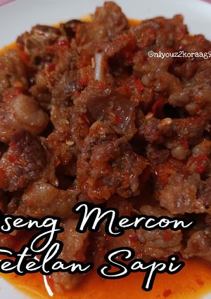 Foto resep Oseng mercon tetelan sapi