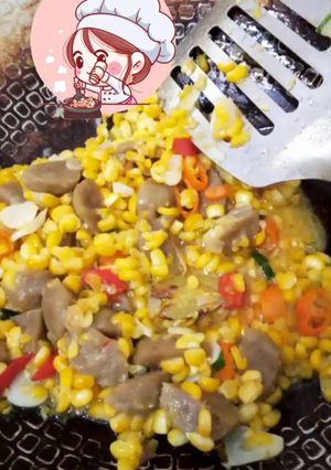 Foto resep Serondeng jagung pentol