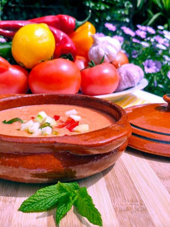 Una foto de Gazpacho andaluz