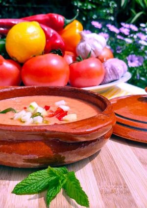 A picture of Andalusian Gazpacho.