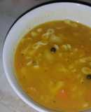 Caldo de verduras con pasta