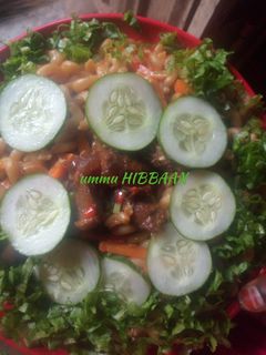 Macaroni with salad ainihin hoton girkin