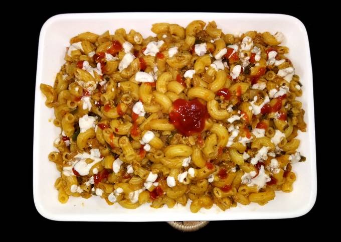 Qeema macaroni